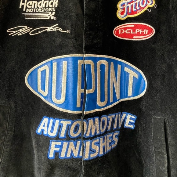 1/1 Jeff Gordon by Jeff Hamilton SuedeLeather Racing Jacket XXL oversized UNI - Picture 8 of 15